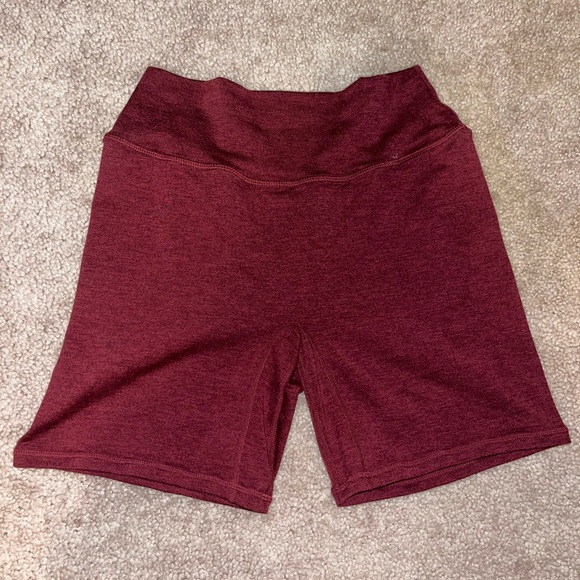 P'tula Pants - P'tula Maroon Bike Shorts